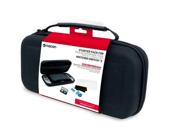 NACON Bigben Pack Pouch + Skjermbeskyttelse + Spillvesker til Nintendo Switch II