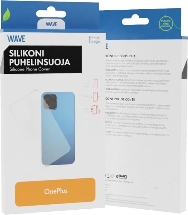 Wave silikonisuoja, OnePlus Nord CE 3 Lite 5G, kirkas