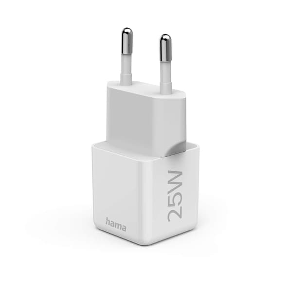 Hama Mini Snabbladdare USB-C PD 25W Vit