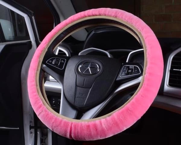 Ohjauspyörän suojus, Pinkki