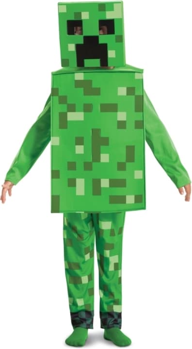 Minecraft Creeper Stilig kostyme, 4-6 år, 109-126 cm