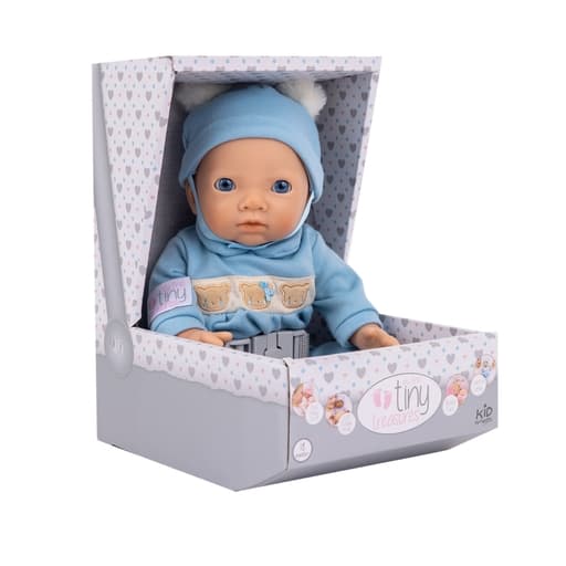 Tiny Treasure s - My First Tiny Treasures Dukke og dukkehus - Blå ( 30472 )