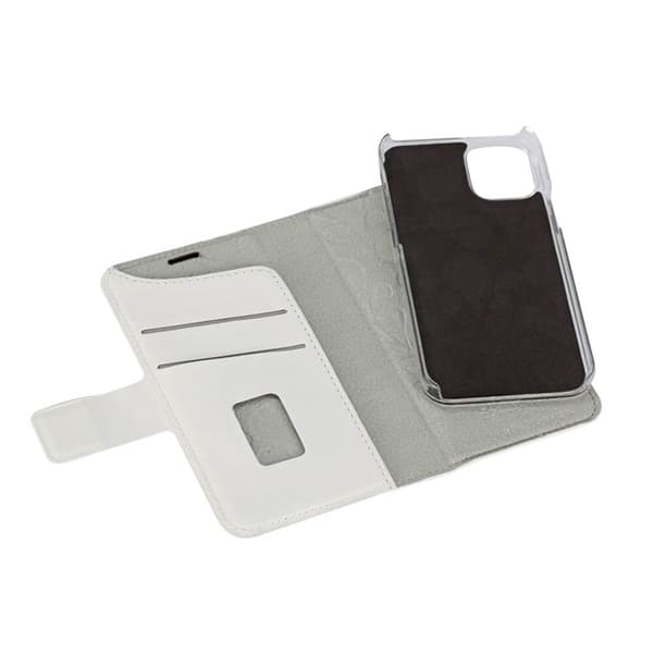 Onsala Mobilfodral Saffiano White - iPhone 12 Mini