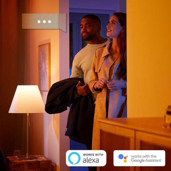 Philips Hue LED-älylamppu, BT, White, E14, 470 lm, pyöreä