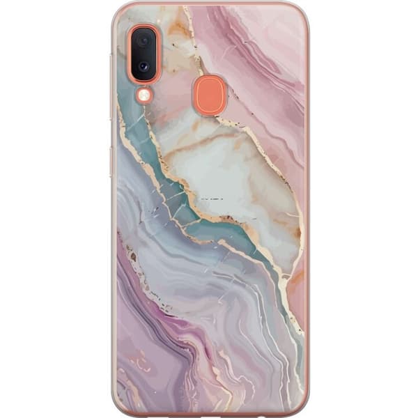 Mobildeksel til Samsung Galaxy A20e med Marmor motiv