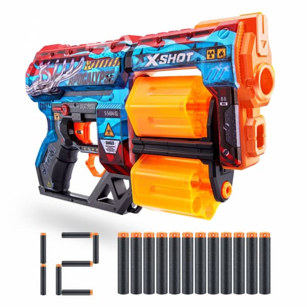 Zuru X-Shot Skins Dread Apocalypse, sininen