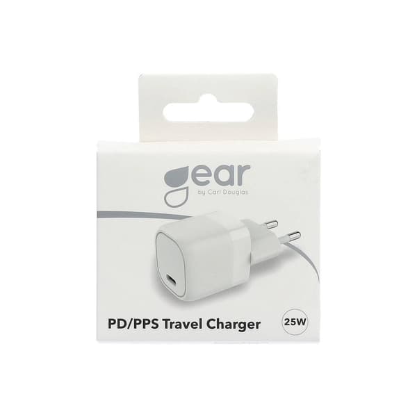 Gear Lader 220V 1xUSB-C PD/PPS 25W Hvit