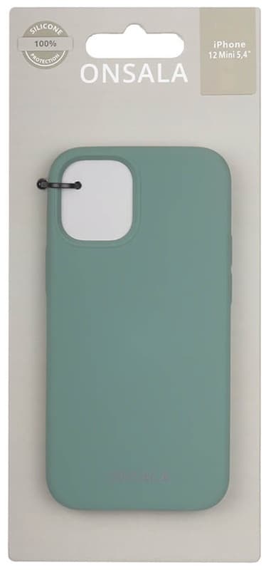 Onsala Mobilskal Silikon Pine Green - iPhone 12 Mini