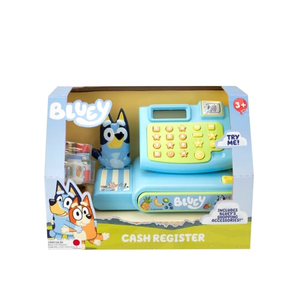 Bluey – Kassakone lisävarusteineen (90427)