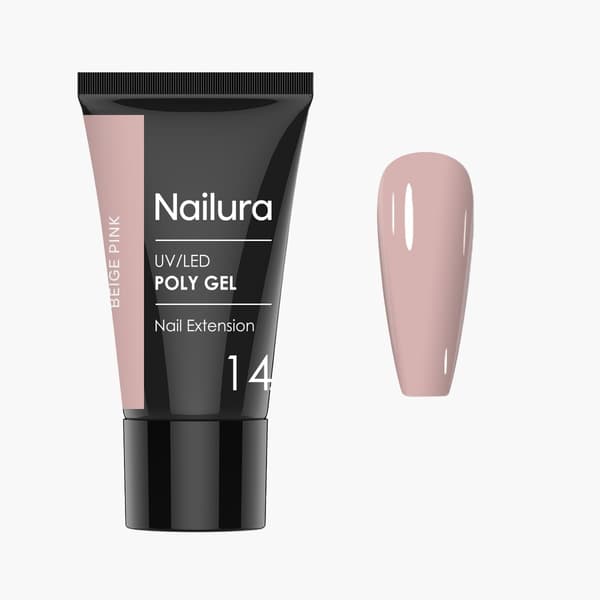 Nailura Poly Gel 14 – Beige Pink – 30 ml