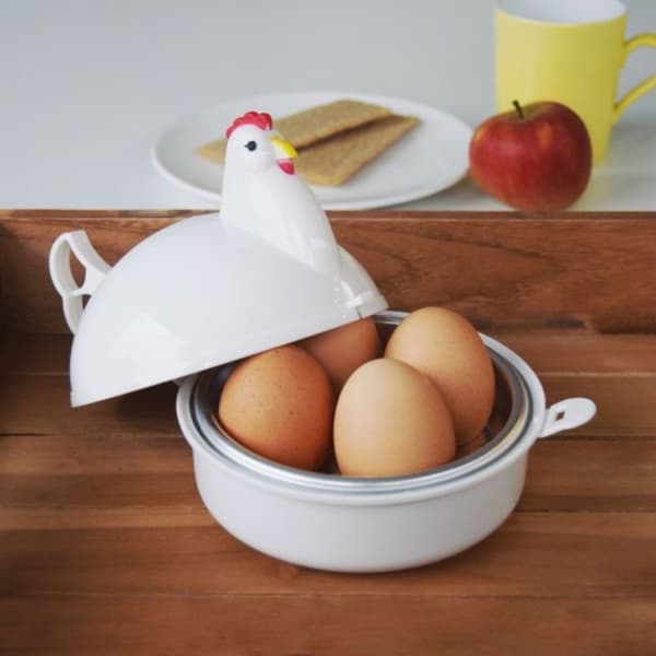 MikaMax Eggkoker for mikrobølgeovn 4 egg