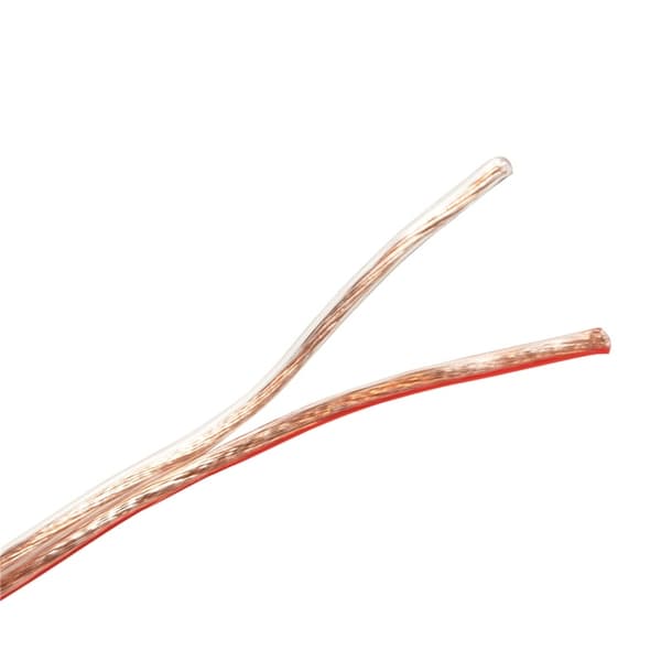 LogiLink Högtalarkabel 2x2,5 mm² 25m Transparent