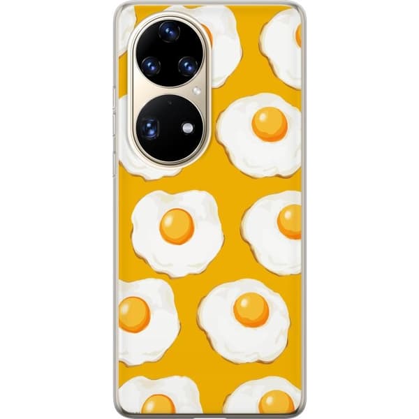 Mobildeksel til Huawei P50 Pro med Stekt egg motiv