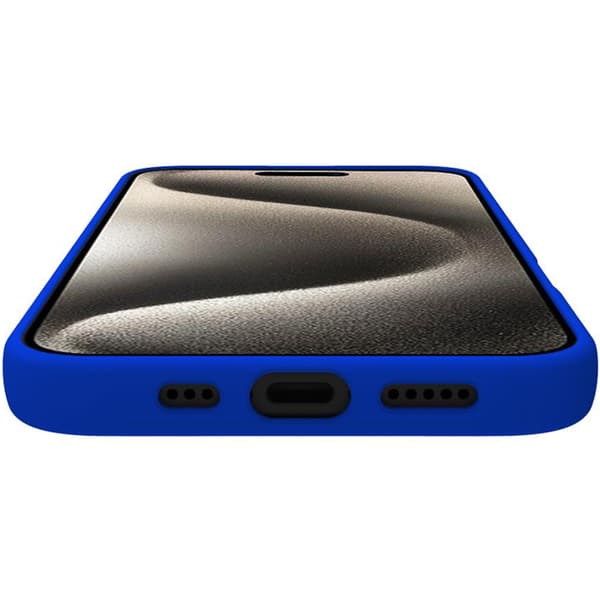 Celly Cromomag Magnetic Soft rubber case MagSafe iPhone 16 Pro Blå