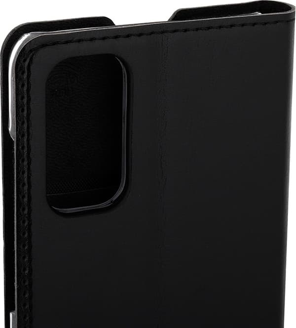 Wave BookCase -suojakotelo, Samsung Galaxy S20, musta
