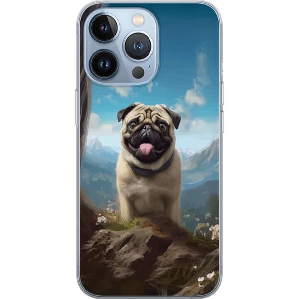 Mobildeksel til Apple iPhone 13 Pro med Glad Hund motiv