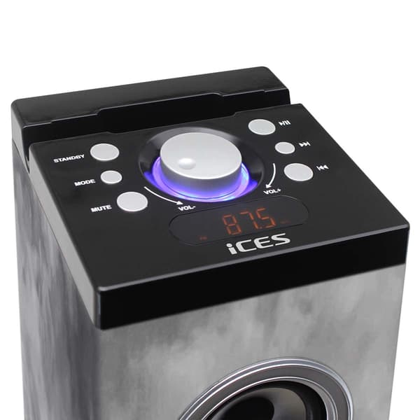 ICES Speakertower Bluetooth®, PLL FM-radio, USB- ja SD-soitin
