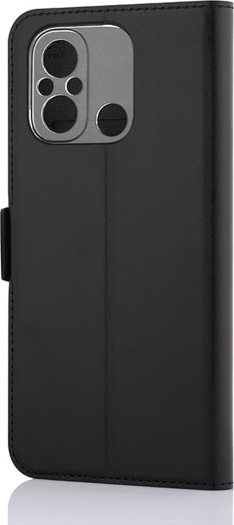 Wave BookCase beskyttelsesetui, Xiaomi Redmi 12C, sort