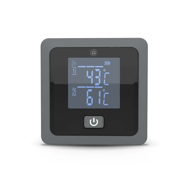 Nedis SmartLife kötttermometer | Buzzer / Push notification | Bluetooth® | Timer | LCD | Antal prober: 2 | 1.20 m | Clips för prober | Nedis® SmartLif