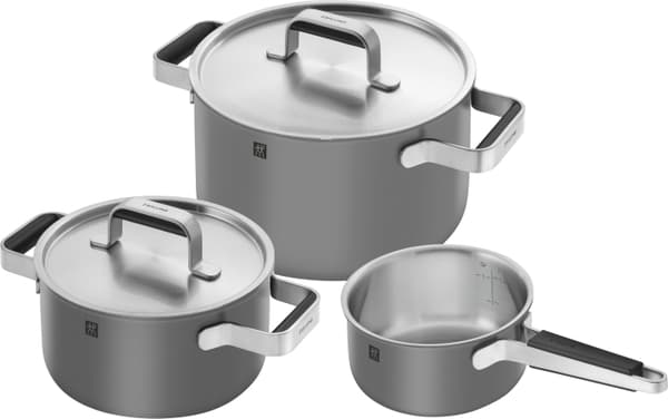 Zwilling Pure gryde- og pandesæt - Grå - 3 dele