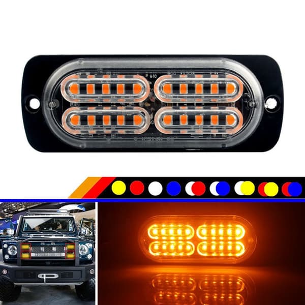 LED-forlygter til bil, orange