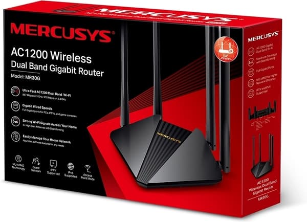 Mercusys MR30G Dual-band -WiFi-reititin