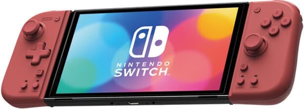 Hori Split Pad Compact spillkontroller, rød, Switch / Switch OLED