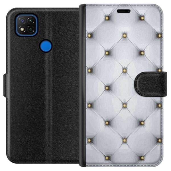 Tegnebogsetui til Xiaomi Redmi 9C med Luksuriøst motiv