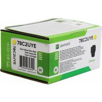 LEXMARK Toner 78C2UYE Yellow Corporate Return