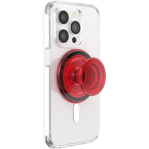 PopSockets PopGrip Magsafelle Danger Red Translucent