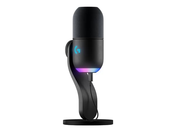 Logitech Yeti GX dynamisk RGB-spillmikrofon med LIGHTSYNC, svart