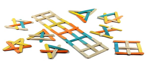 Domino stick bomb, Träspel, Träpinnar, Stor