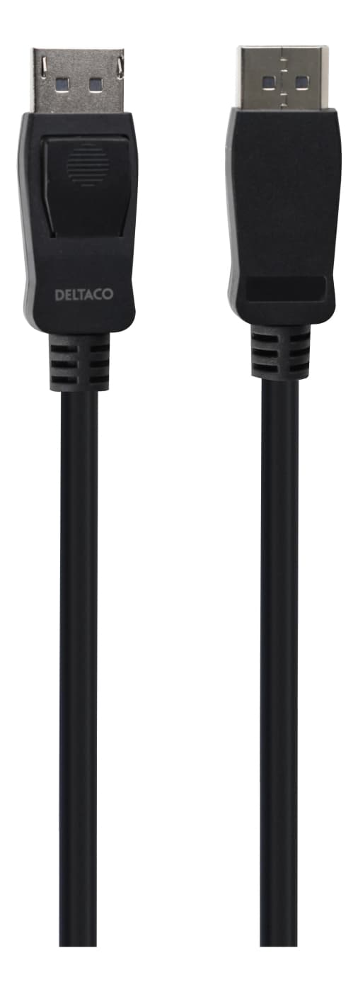 DELTACO DisplayPort cable, DP 1.4, 8K@60Hz, 1m, black