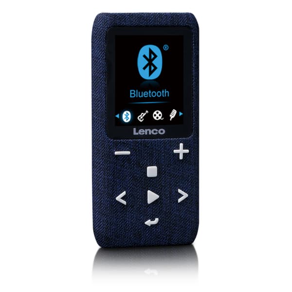 Lenco MP3/MP4-soitin Bluetooth® 8 GB Micro SD-kortti Sininen