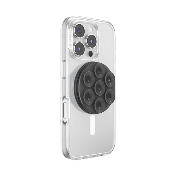 PopSockets Suck-Up Grip til MagSafe Translucent Black
