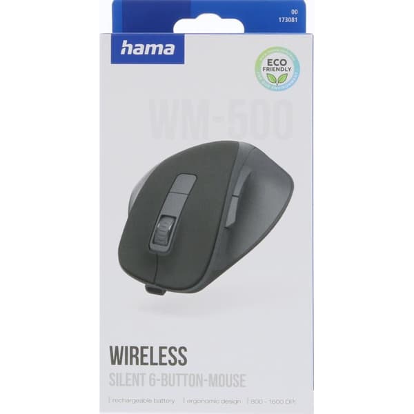 Hama Mus WM-500 Trådløs Sort