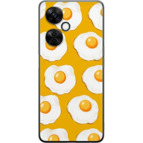 Mobildeksel til OnePlus Nord CE3 med Stekt egg motiv