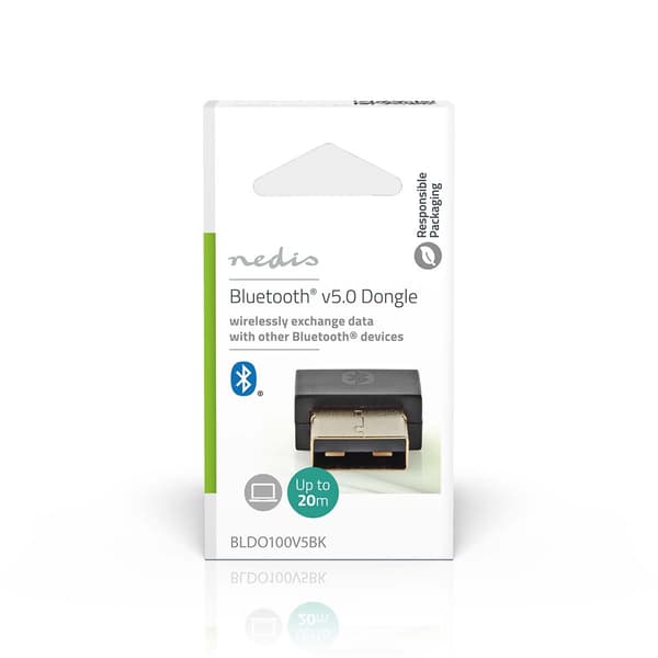 Nedis Bluetooth dongle | 5.1 | Bluetooth / USB | 20 m