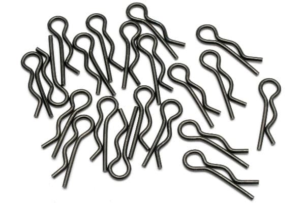 HPI Body Clip (8Mm/Black/20Pcs)