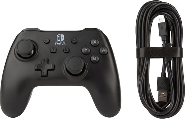 PowerA Wired Controller spelkontroll, svart, Switch