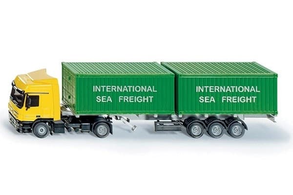 Lastebil med container 1:50
