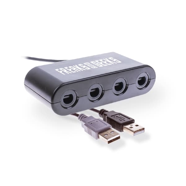 Freaks and Geeks 4-spiller Game Cube-adapter – Wii U / Nintendo Switch