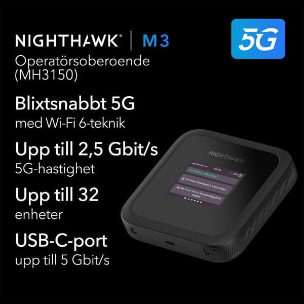 Netgear Router Nighthawk M3 5G Mobile Hotspot NETGEAR