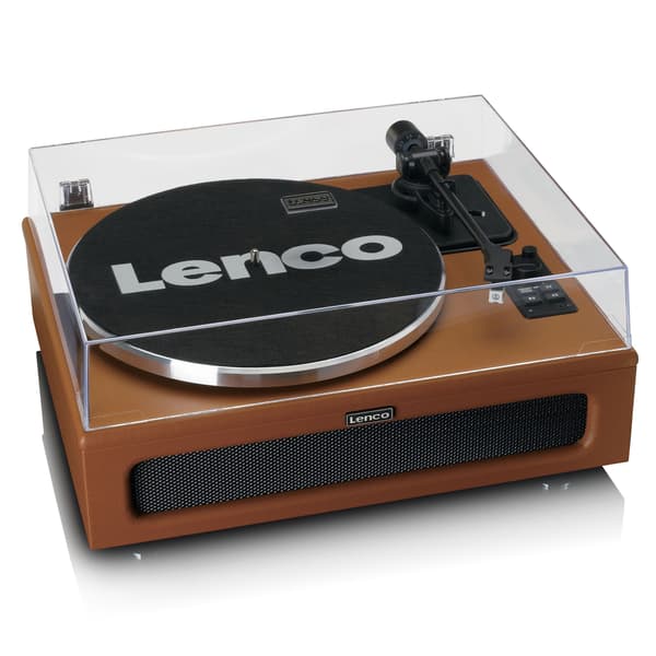 Lenco Levysoitin Bluetooth MMC 4 kaiuttimet sisäänrakennettu Brown