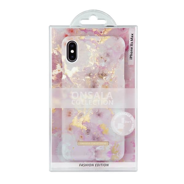 Onsala COLLECTION Mobildeksel Shine RoseGold Marble iPhoneXs Max