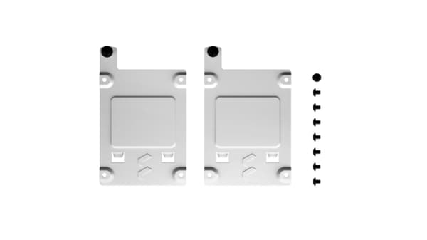 Fractal Design SSD-brakettsett TypB, hvit Dualpack