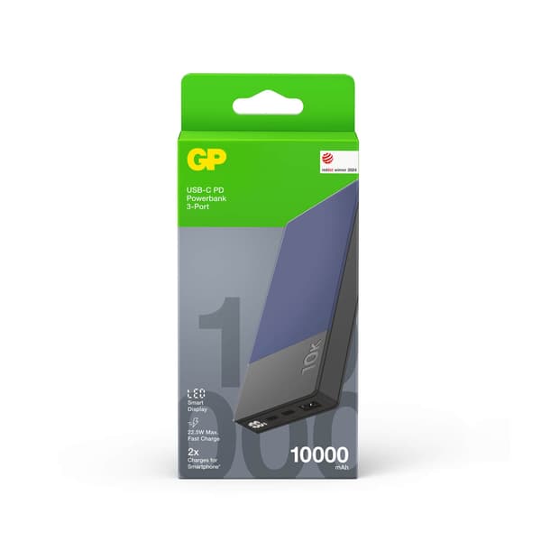 GP Powerbank M2+ 10000mAh Blå