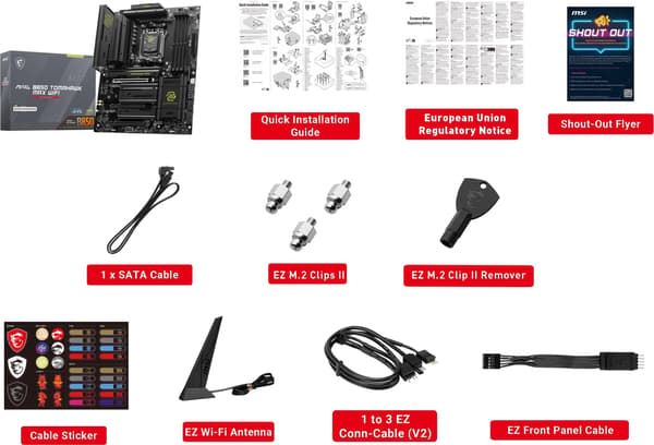 MSI MAG B850 TOMAHAWK MAX WIFI AM5 ATX-hovedkort