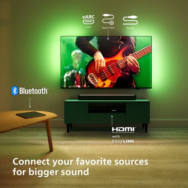 Philips TAB5109 2.0 Soundbar-ljudsystem
