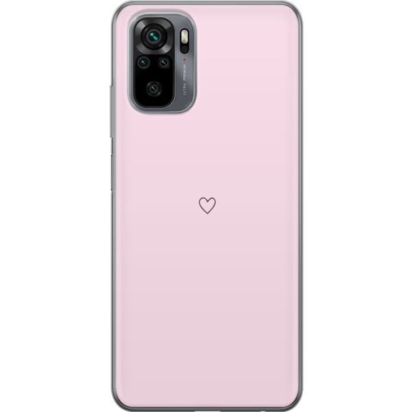 Mobildeksel til Xiaomi Redmi Note 10 med Hjerte motiv